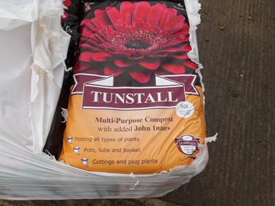 Lot Pallet of Tunstall 50L Multi-Purpose Compost with added John Innes (50 bags)