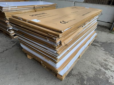 Lot 1x Pallet of Bathroom Wall Panels