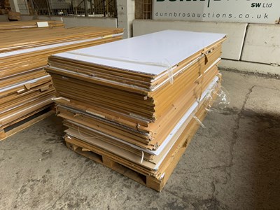 Lot 1x Pallet of Bathroom Wall Panels