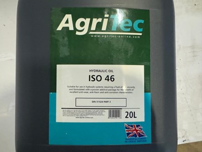 Lot Unused 20 Litre MS Hydraulic 46 Oil