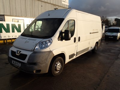 Lot 2011 Peugeot Boxer 335 LWB,L3,H2, 2.2l 3.5t Panel Van