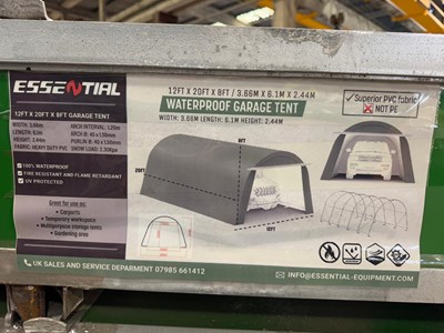 Lot Unused Waterproof Garage Tent 12ft x 20ftx 8ft