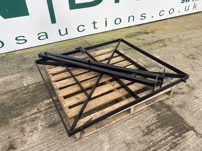 Lot Steel Personnel Gate with Hanging Post and Latching Post ( 1250mm Wide x 1400 High)