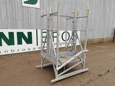 Lot Galvanised Platforms (1 Pair)