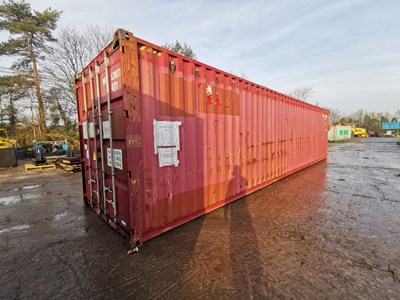 Lot 40 Ft Open Top Shipping Container