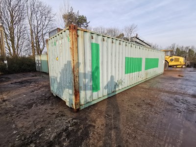 Lot 40 Ft Open Top Shipping Container