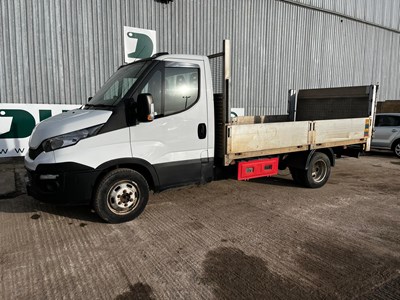 Lot Iveco Daily 12 Ft Flat Bed Van With Electric Tail Lift , Bluetooth Radio, Central Locking (Tested 02-25)