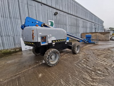 Lot Genie S65 4x4 Diesel Boom Lift Access Platform, 21.8m Working Height, 227kg Platform Capacity