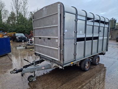 Lot 167 - 2008 Ifor Williams DP120S-12 3.5 Ton Twin Axle Livestock Trailer, Sheep Decks