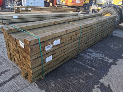 Lot Graded C16 Tanalised Timber 75mm x 150mm x 4572mm (66 Total)