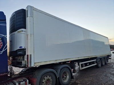 Lot 63 - 2005 SOR Tri Axle Refrigeration Trailer, DHollandia Tail Lift, Carrier Fridge Unit