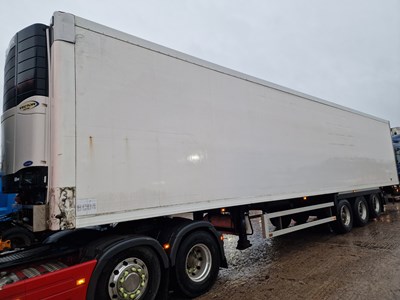 Lot 64 - 2005 SOR Tri Axle Refrigeration Trailer, Rear Lift, DHollandia Tail Lift, Carrier Fridge Unit