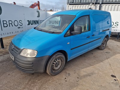 Lot 39 - Volkswagen Caddy Maxi C20 Tdi 104 5 Speed Van, Side Doors (Reg. Docs. Available, Tested 03/23)