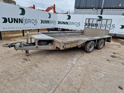 Lot 168 - 2015 Ifor Williams GX126 3.5 Ton Twin Axle Plant Trailer, Ramp