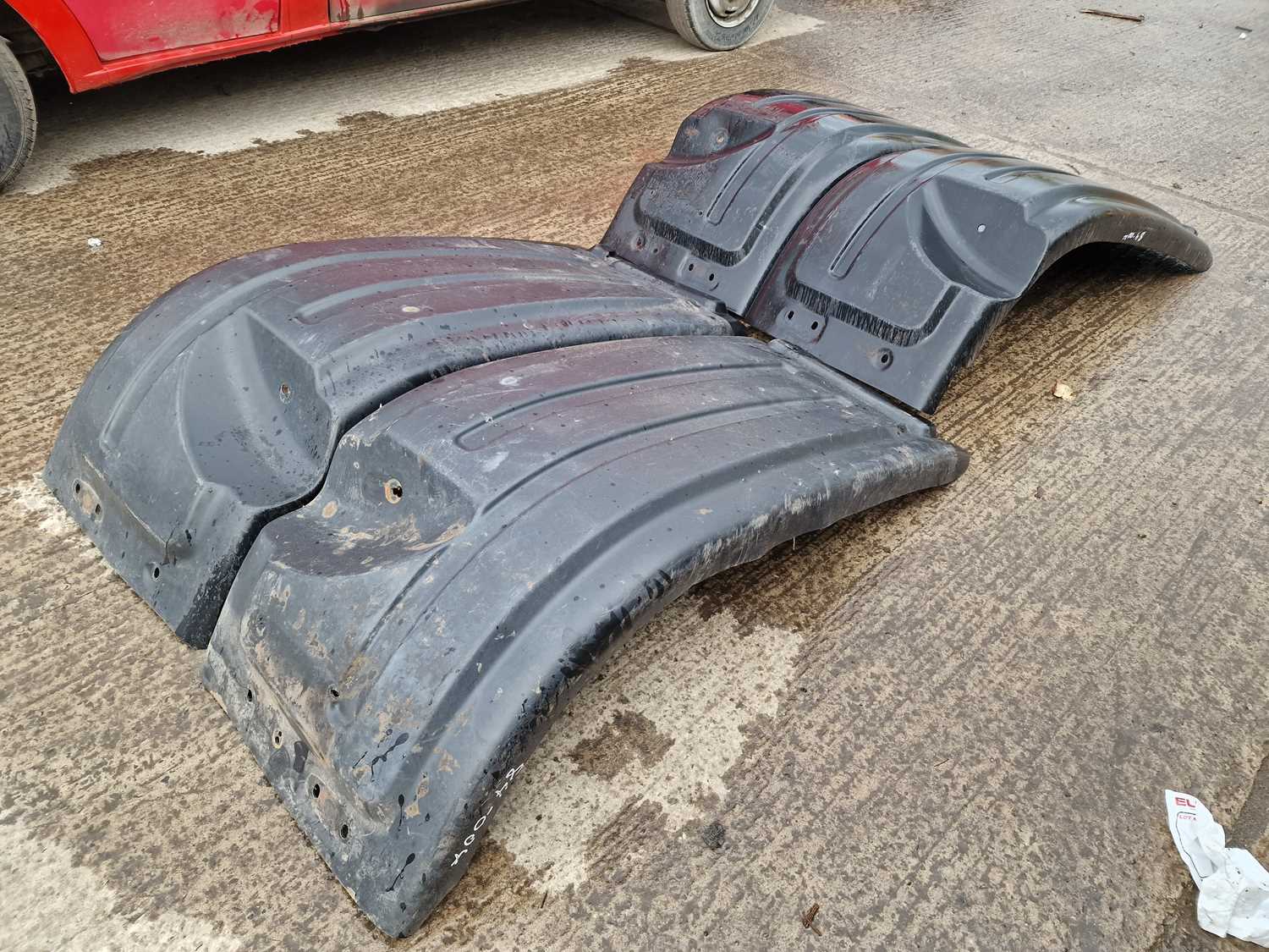 Lot 540 - Mud Guards to suit Tractor (4 of)