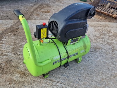 Lot 106 - Draper Stormforce 50Litre 240Volt Static Garage Compressor