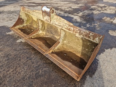 Lot 344 - 84" Grading Bucket 80mm Pin to suit 20 Ton Excavator