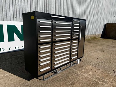 Lot 158 - Unused 7' Tool Cabinet, 35 Drawers, 1 Cabinet