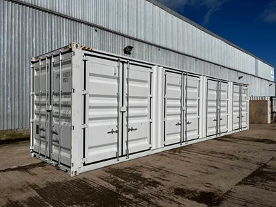 Lot 86 - Unused 40' High Cube Container, 4 Side Doors