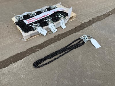 Lot 157 - Unused 5/16 7FT G80 Double Legs Lifting Chain Sling ( 1 Of) 