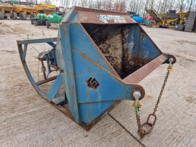 Lot 565 - Conquip 2000Ltr Concrete Pouring Skip to suit Crane