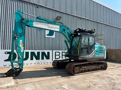 Lot 55 - 2020 Kobelco SK130Lc-11, With 700mm Tracks, Hydraulic Quick Hitch, Piped, Auto Fuel Fill, Camera, Boxing Ring, Anti Vandal Guards, A/C