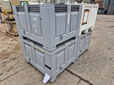 Lot 481 - 120cm x 100cm Plastic Stillage (4 of)