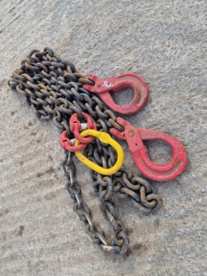 Lot 225 - Unused 2 Leg Lifting Chains