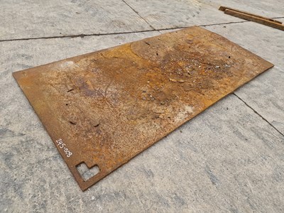 Lot 511 - 99" x 50" x 18mm Steel Sheet