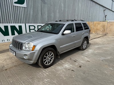 Lot 4 - 2008 Jeep Grand Cherokee Overland CRD, 3.0L Diesel (Reg. Docs. Available, Tested 01/26)