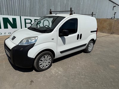 Lot 15 - 2014 Peugeot Bipper SE HDI 1.3L, Manual Gear Box, Tow Bar, Side Door, (NO VAT) (Reg Docs Available Tested, 10/25)