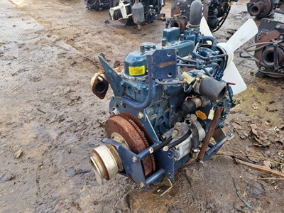 Lot 457 - Kubota D905 3 Cylinder Diesel Engine, Pulley Drive