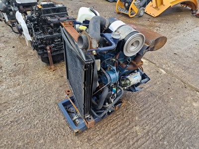 Lot 459 - Kubota D1105 3 Cylinder Diesel Engine, Pulley Drive