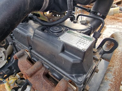 Lot 462 - Yanmar 3TNV76 3 Cylinder Diesel Engine, Pulley Drive
