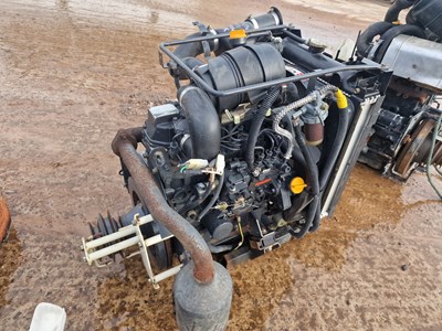 Lot 462 - Yanmar 3TNV76 3 Cylinder Diesel Engine, Pulley Drive