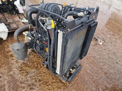 Lot 462 - Yanmar 3TNV76 3 Cylinder Diesel Engine, Pulley Drive