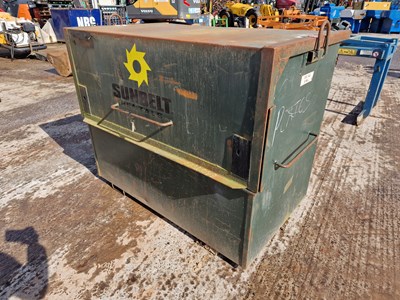 Lot 552 - Steel Site Storage Box