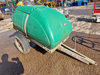 Lot 76 - 2016 Western 1100 Litre Single Axle Plastic Water Bowser