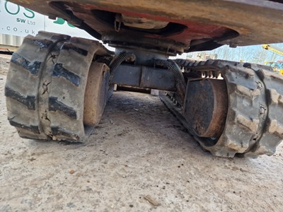 Lot 255 - 2010 Takeuchi TB108 Rubber Tracks, Blade, Offset, Piped, Expanding Undercarriage, Folding Roll Bar, 30", 24", 18", 12" Bucket