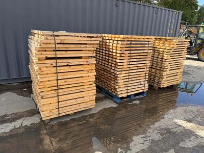 Lot 3 X Pallets Of Racking Boards For Racking 100cm x 132cm