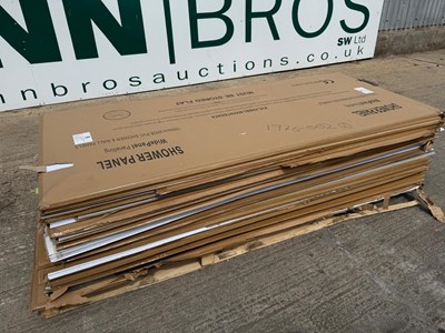 Lot 107 - Pallet Of Bathroom Panels