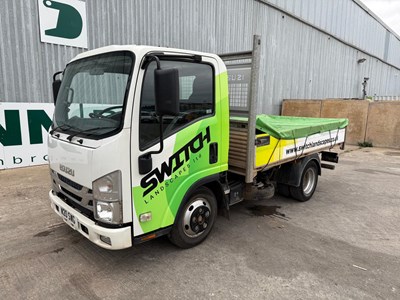Lot 7 - 2019 Izusu Grafter 1.9D 125DPF SWB Euro 6, Tipping Body Roll Over Sheet, Tool Box In Rear Body , Tow Bar, 6 Speed Manual (Reg Docs Available ,Tested 05/26)
