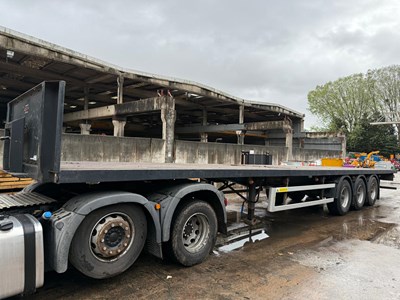 Lot 39 - 1995 Montracon Flat Bed Trailer ( VTG7A In File)