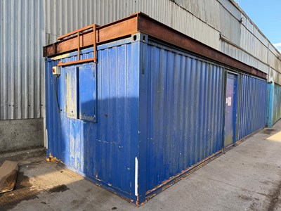 Lot 92 - Used 32Ft X 10Ft Office Container, Including Office Furniture, Fridge