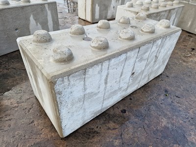 Lot 654 - NEW Concrete Lego Block (5 of)