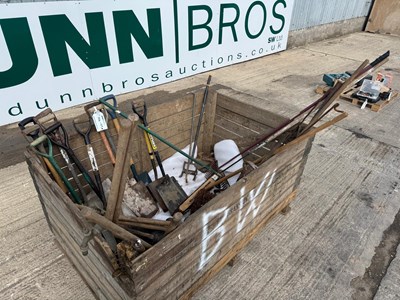 Lot 120 - UNRESERVED - Crate Of Misc Hand Tools ( Stillage Not Included)