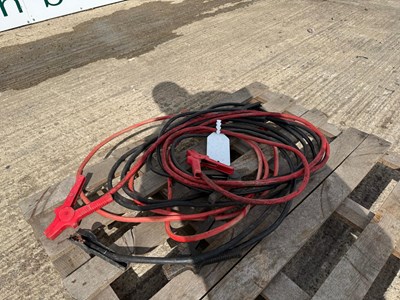 Lot 128 - UNRESERVED - Pair Of Jump Leads (2 Of)