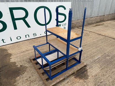 Lot 118 - UNRESERVED - Blue Shelving Unit