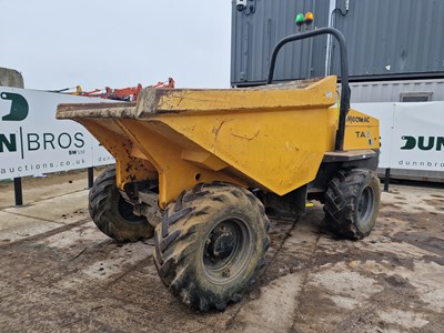 Lot 176 - 2018 Mecalac TA6 6 Ton Dumper, Folding Roll Bar