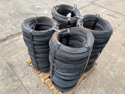 Lot 66 - Unused Pallet Of 10KG Re Bar Coils, Gross Weight 1220KG